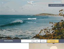 Tablet Screenshot of fistralbeachhotel.co.uk